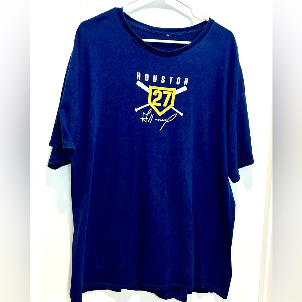 $7 or 2/$10 tshirt sale: Houston Astros MLB Dark Navy Jersey Shirt Jose Altuve